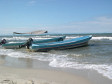 Playa Blanca, wundersch�ner karibischer Strand - allerdings nur mit "Lanchas" zu erreichen